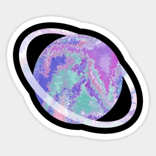 Ringed planet Sticker